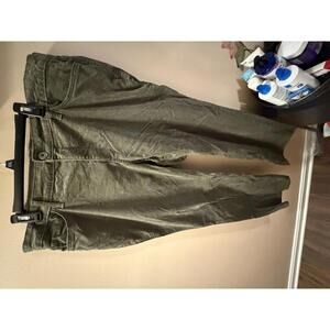 St. John's Bay Straight Leg Pants 18W XXL Olive Green